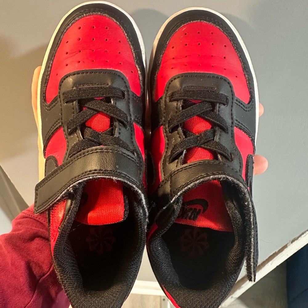 Kids Red and Black Sneakers